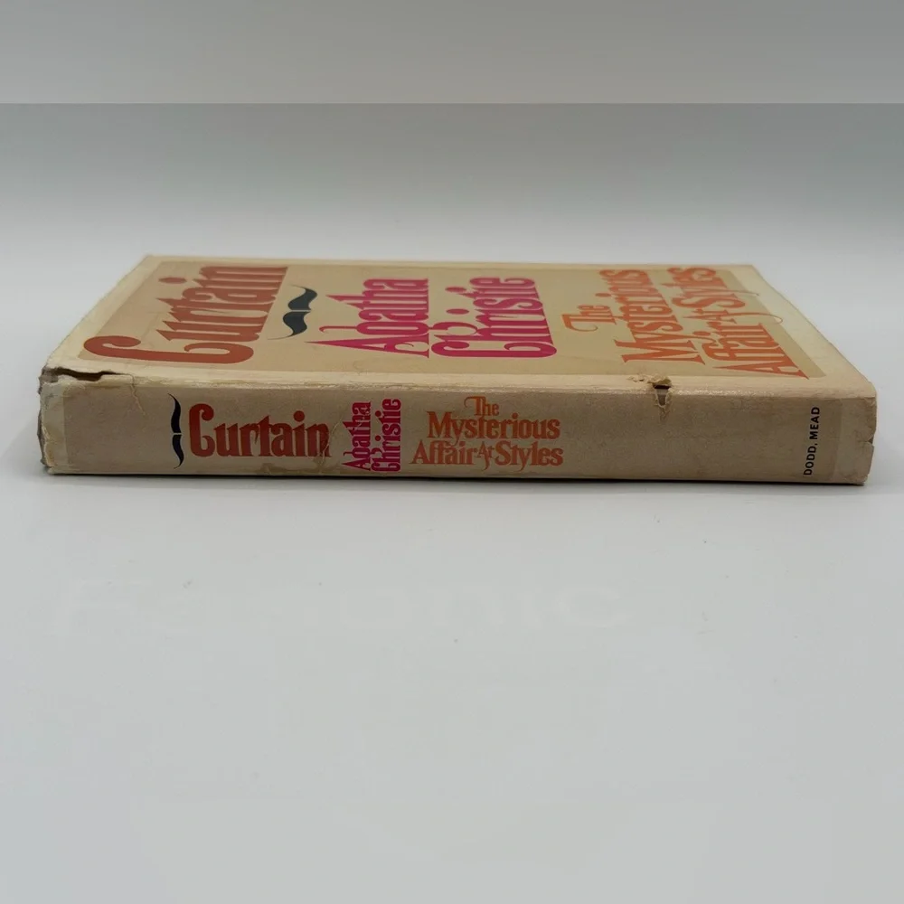Curtain/The Mysterious Affair at Styles by Agatha Christie (1975, Hardcover)